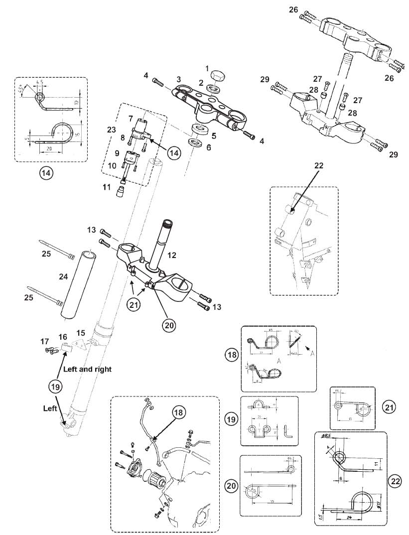 Ã–se (Bremsschlauch vorn)